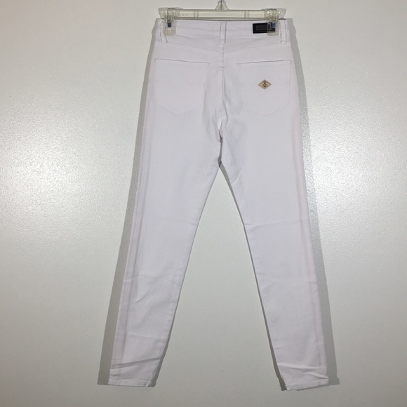 White high waisted Skinny Jeans - 6 - Picture 2 of 6